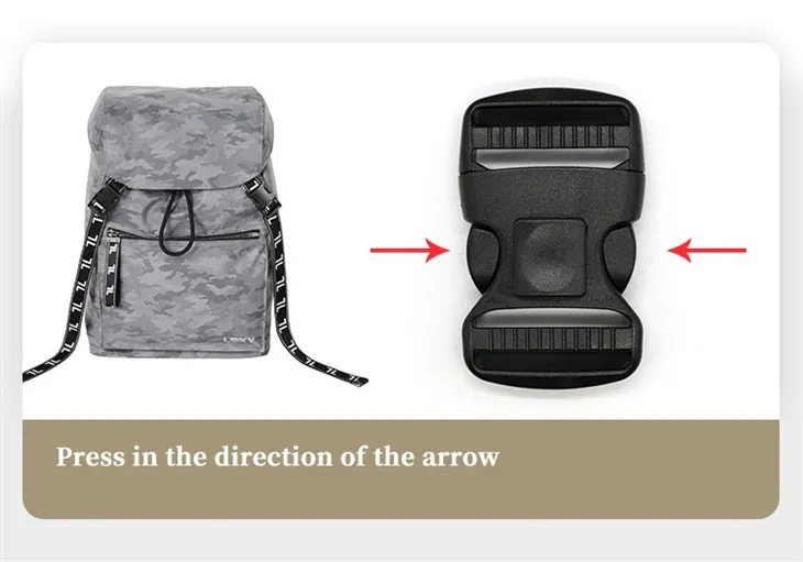 Side Release Buckle With Lock